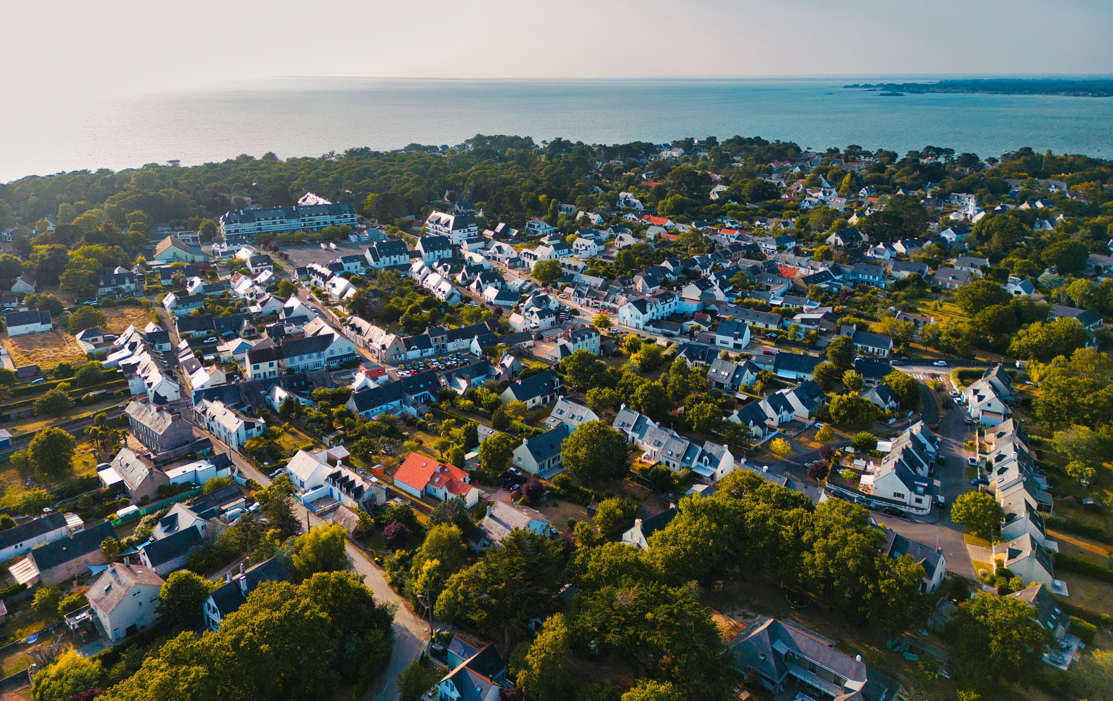 Quimiac, vue aérienne